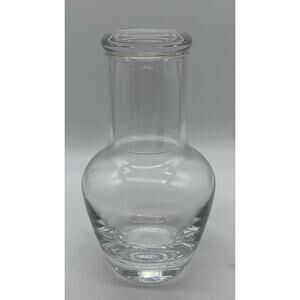 Vintage Tumble Up Ravenscroft Crystal Waldorf Water Carafe And Glass 7” Tall See